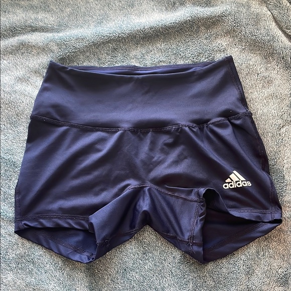 Adidas Navy Climalite Spandex for Volleyball size small- 2 pairs - Picture 2 of 11
